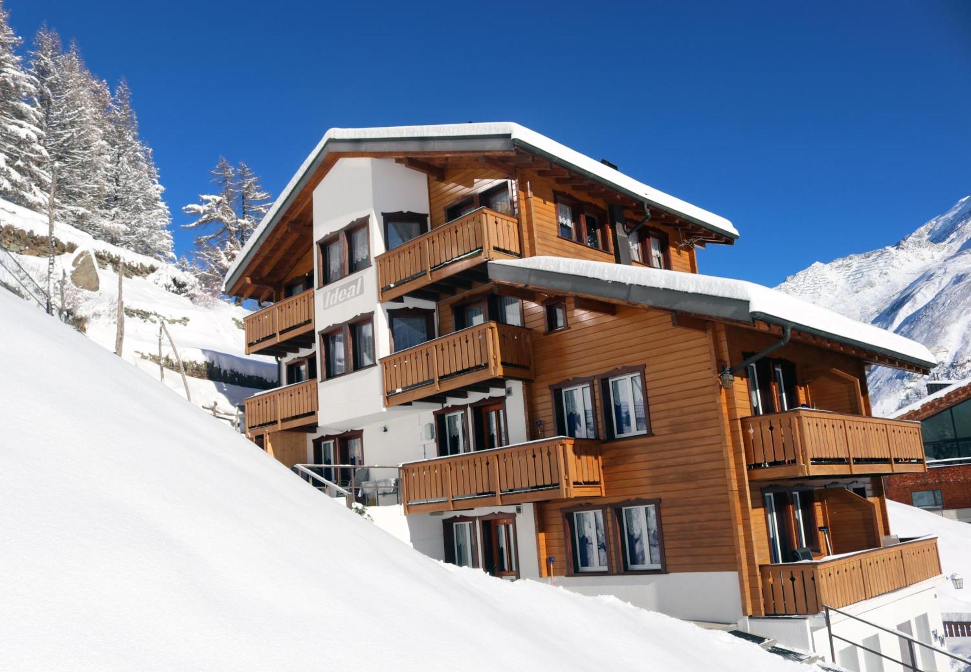 Chalet Ideal Saas Fee Eksteriør billede
